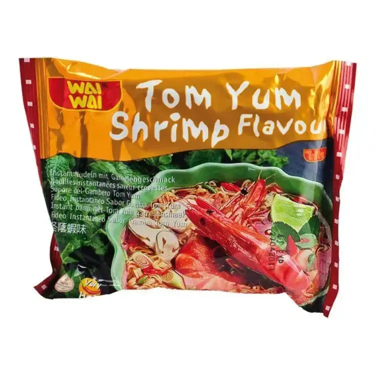 WAI WAI Instant Noodle Tom-Yum Shrimp - 60g-Global Food Hub