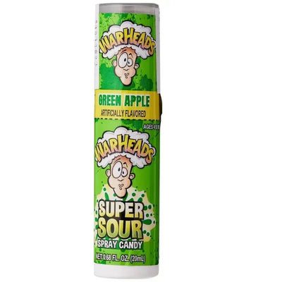 WarHeads Super Sour Spray Candy - Green Apple Flavor - 20ml-Global Food Hub