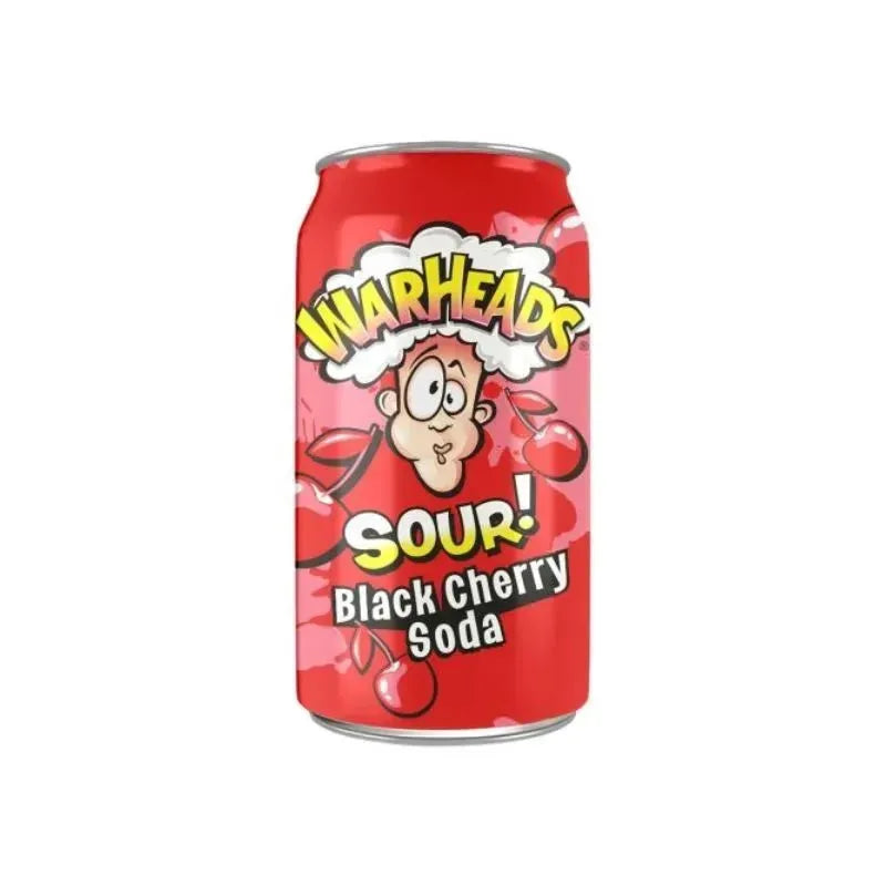 Warheads Black Cherry Sour Soda-330ml-Global Food Hub