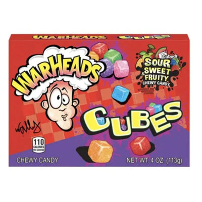 Warheads Chewy Cubes Theater Box - 113g-Global Food Hub