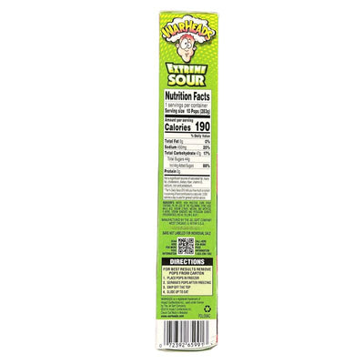Warheads Extreme Sour Freezer Pops / Ice Lolly - 10Pcs-Global Food Hub