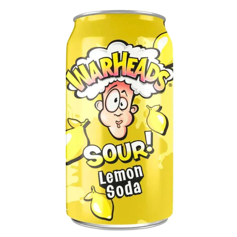 Warheads Lemon Sour Soda - 355ml-Global Food Hub