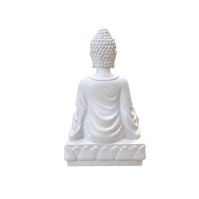 White Buddha Tealight Candle Holder-Global Food Hub