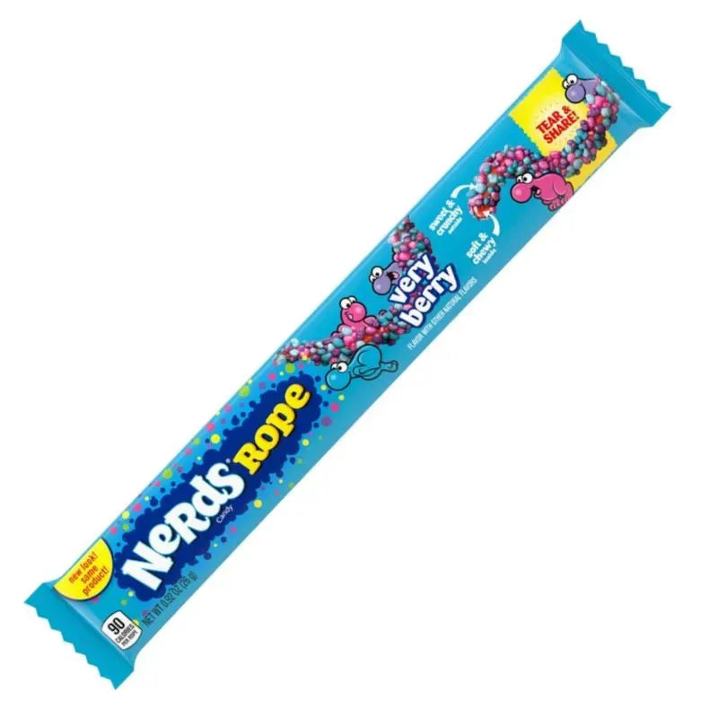 Wonka Nerds Rope Very Berry - 26g-Global Food Hub