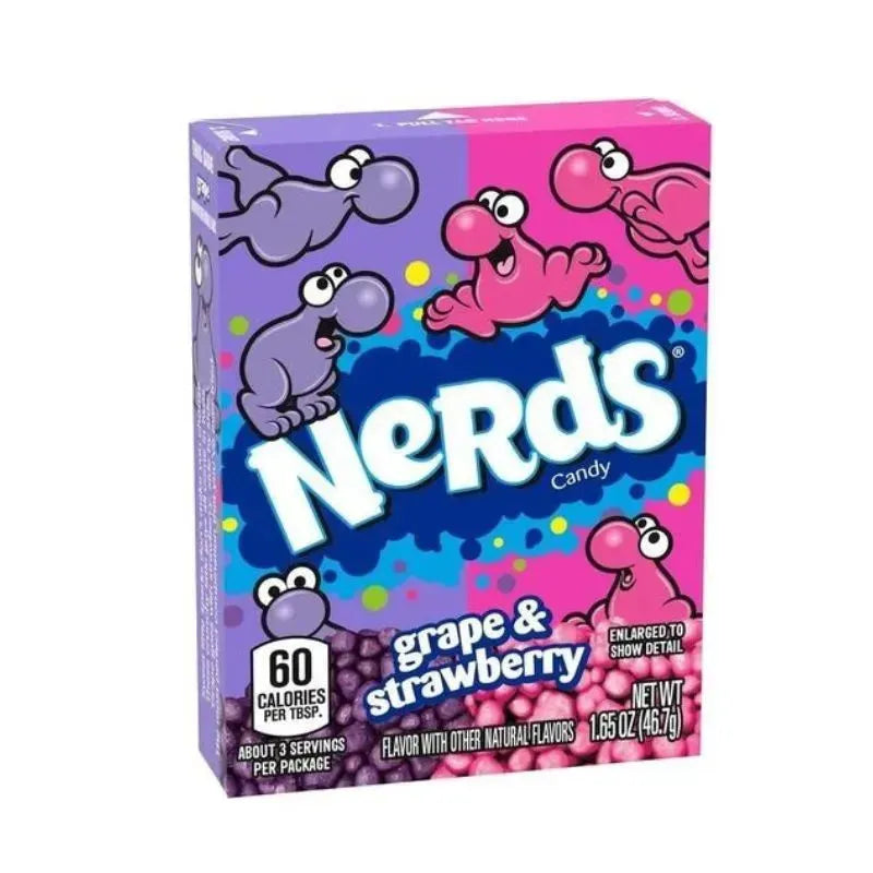 Wonka Nerds Strawberry & Grape - 46.7g-Global Food Hub