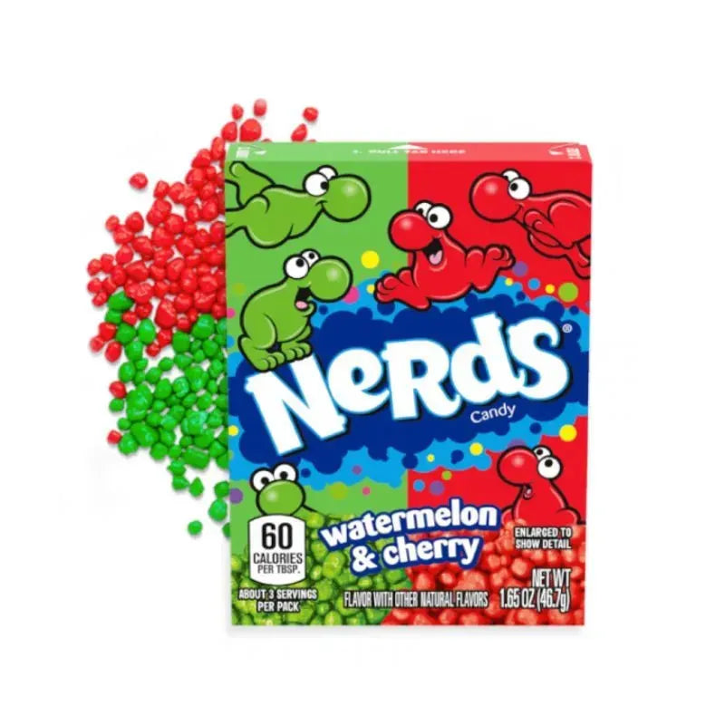 Wonka Nerds Wild Cherry Watermelon - 46.7g-Global Food Hub