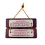 Wooden Hanging Plaque - Aarti Sangrah-Global Food Hub