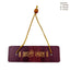 Wooden Hanging Plaque - Aarti Sangrah-Global Food Hub
