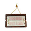 Wooden Hanging Plaque - Ganesh Chalisa-Global Food Hub