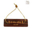 Wooden Hanging Plaque - Ganesh Chalisa-Global Food Hub