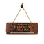Wooden Hanging Plaque - Hanuman Chalisa English-Global Food Hub