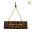 Wooden Hanging Plaque - Shri Laxmi Ji Chalisa & Aarti-Global Food Hub