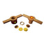 Wooden Traditional Idiyappam/Murukku Maker With 4 Brass Plates-Global Food Hub