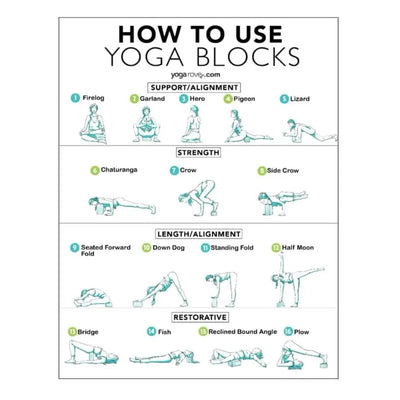 Yoga Block EVA Foam Non-Toxic & Recyclable 22 x 15 x 7.5 cm-Global Food Hub