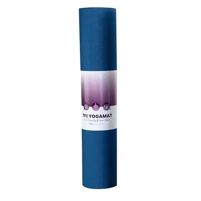 Yoga Mat Extra Thick 6 mm in Blue – 183 x 61 cm-Global Food Hub