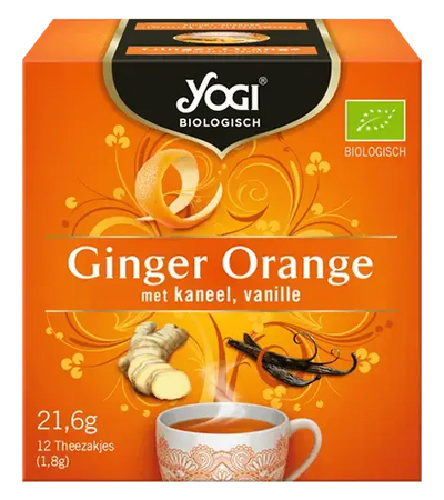 Yogi Tea Ginger Orange-24 grams-Global Food Hub