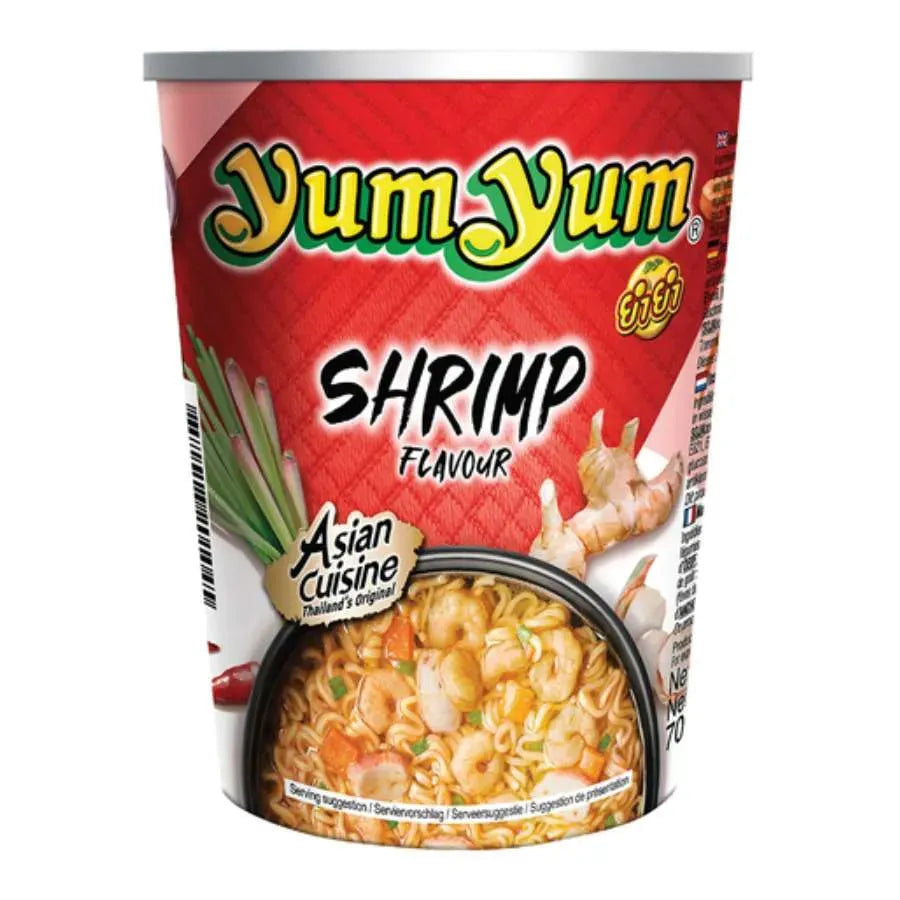 Yum Yum Cup Noodle Shrimp Flavour - 70g-Global Food Hub