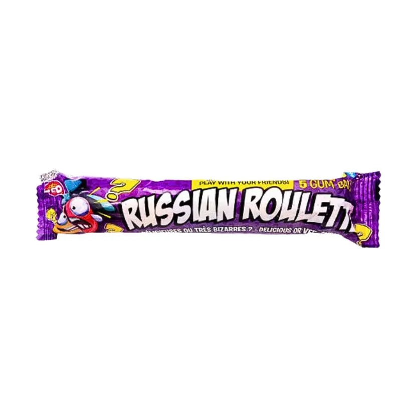 Zed Russian Roulette 5 pcs Jawbreaker Candy Gum Balls - 36g-Global Food Hub
