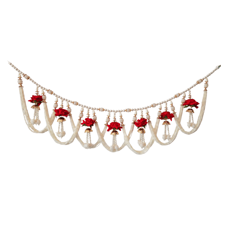 Premium Fancy Toran Red Flower -ES11