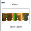 Gold Foil Diwali Toran 71cm x 11cm T4