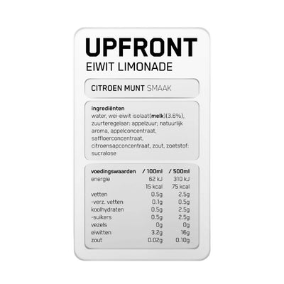 Upfront Protein Lemonade Lemon Mint - 500ml