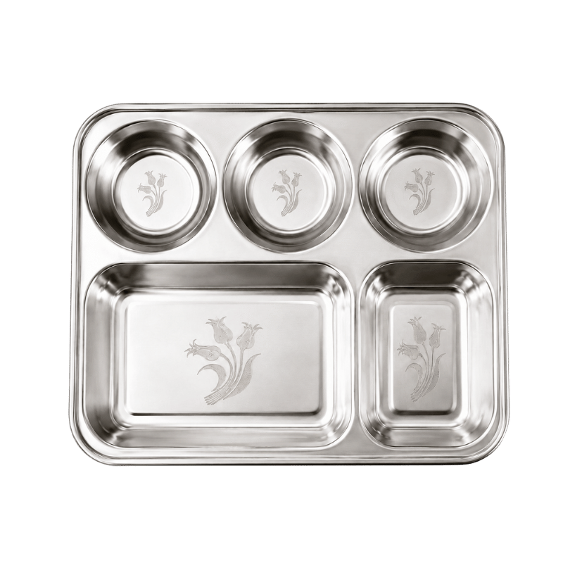Stainless Steel Plate / Thali 34x26cm