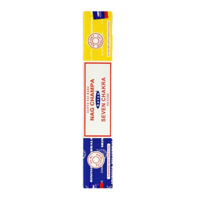 Satya Nag Champa Seven Chakra Incense - 20Sticks