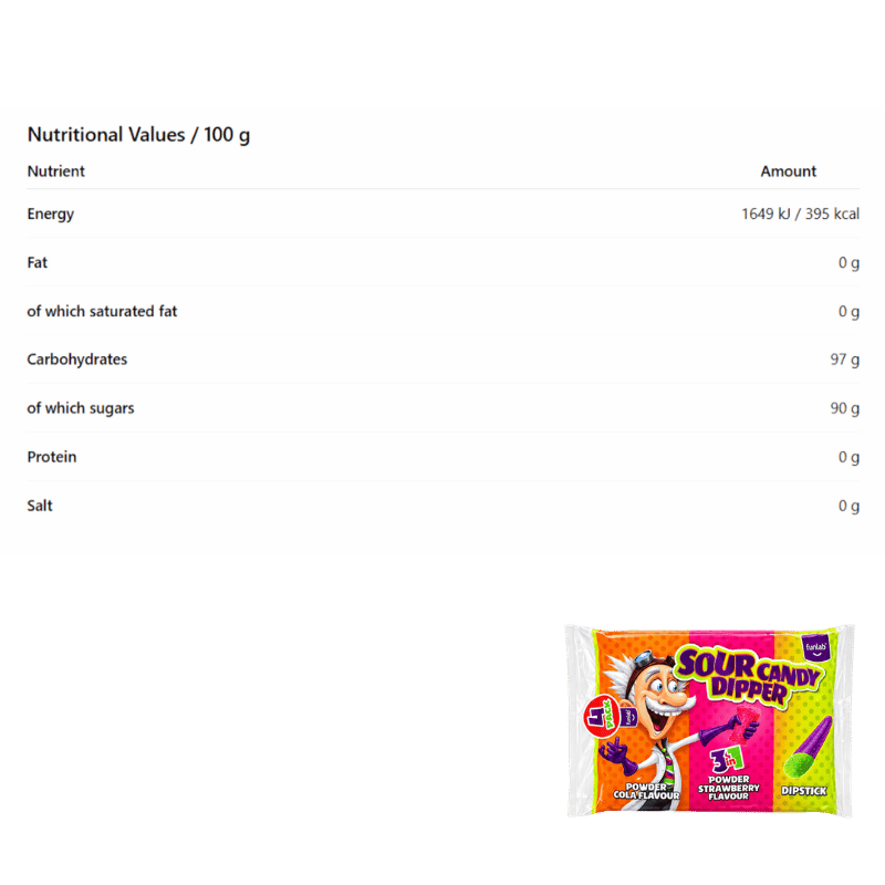 Funlab Sour Candy Dipper - 80g