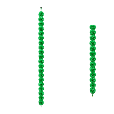 Artificial Marigold Garland 1Pc - Green