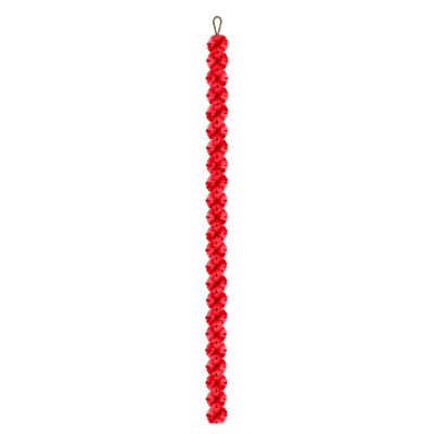 Artificial Marigold Garland 1 Pc - Red