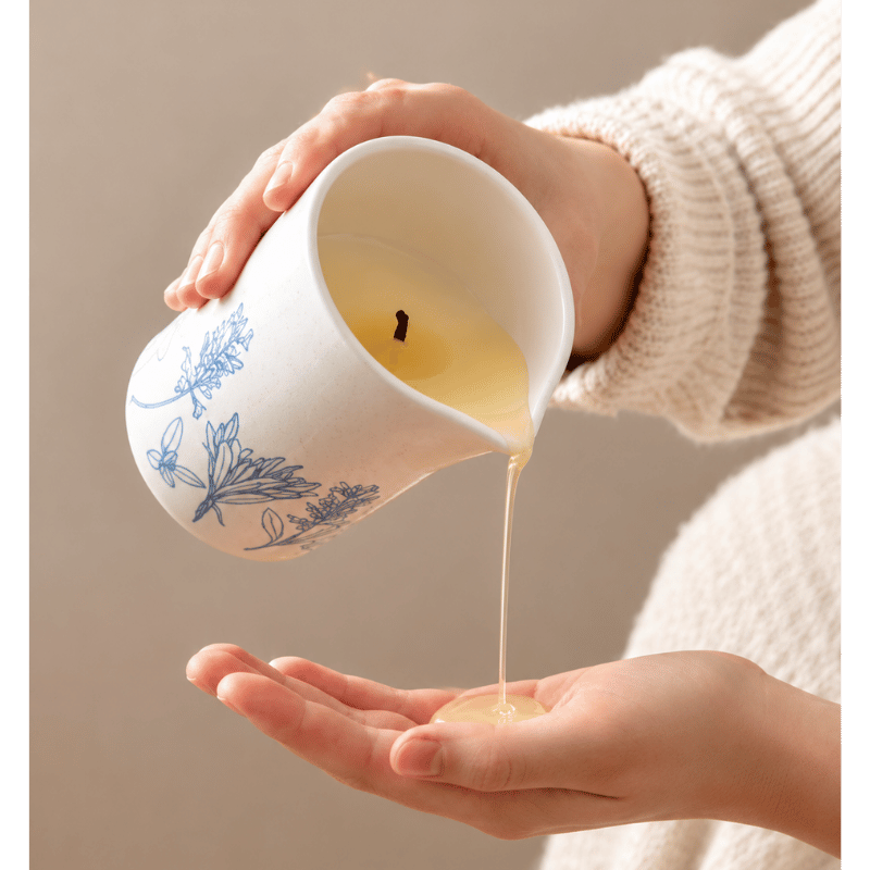 Massage Candle Seasalt & Sage with Pouring Spout